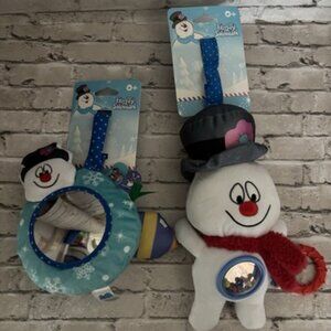 Frosty The Snowman Holiday Lot Of 2 Baby Toys NWT